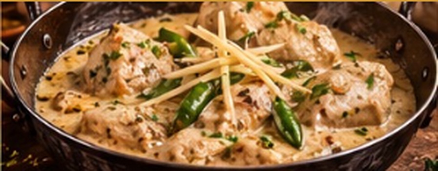 Chicken White Karahi — Full